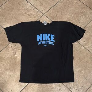 Nike Black and Blue Short Sleeve Tee